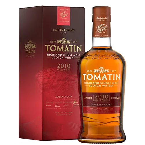 Tomatin – 12 Year Old (2010/2023) The Italian Collection, Marsala Casks (1 of 3) (70cl, 46%)