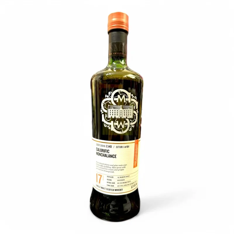 Glenlivet – 17 Year Old 2007 SMWS Single Oloroso Butt 1st Fill STR Oloroso Finished 2.140 Calorific Nonchalance (2024) (70cl)