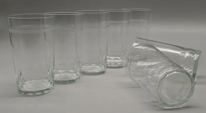 Baccarat - Drinking set (7) - Scales & Fillets - Crystal