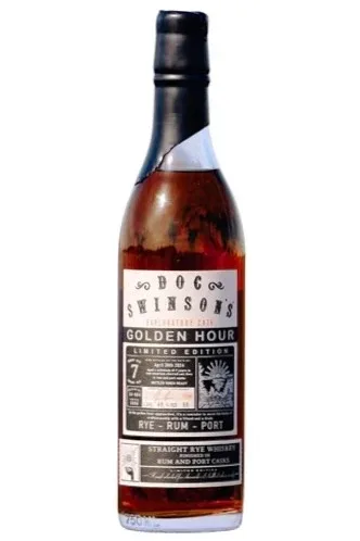 Doc Swinson's Golden Hour Straight Rye Whiskey Port & Rum Cask Finish (75cl, 49%)