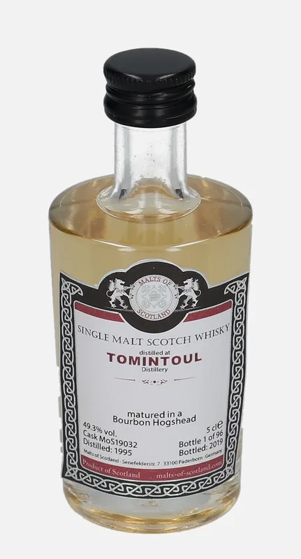Tomintoul – 1995 Malts of Scotland (5cl, 49.3%)