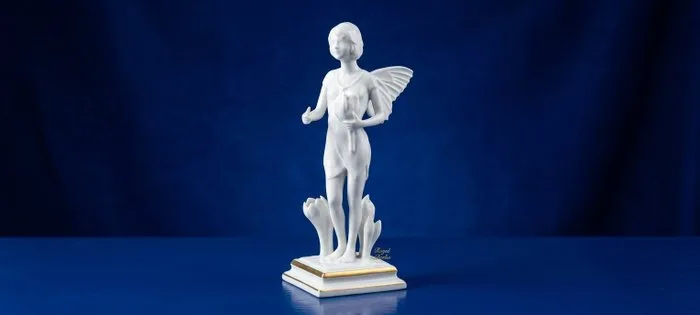 Heinrich, später Villeroy & Boch - Cicely Mary Barker - Vase - Krokuselfe - Bone china - In very good condition