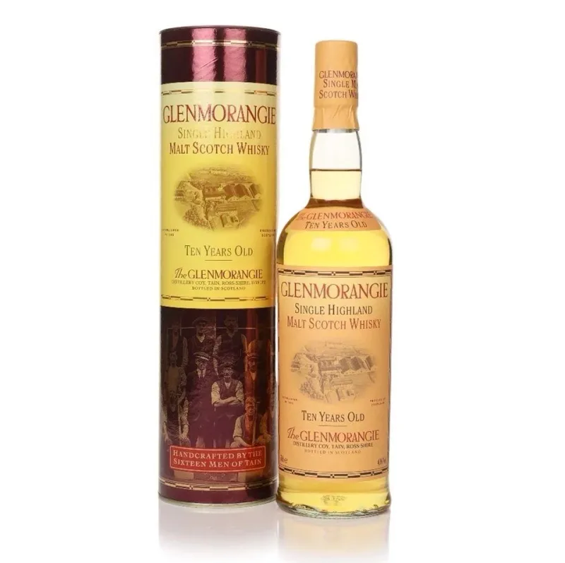 Glenmorangie – 10 Year Old Sixteen Men of Tain Tin (1990s) (70cl, 40%)