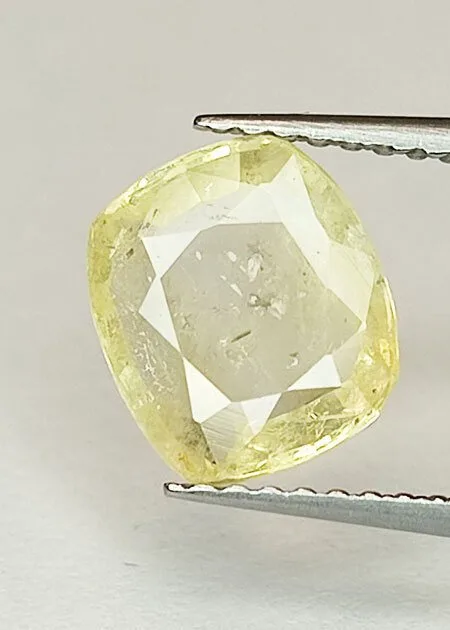 Yellow Sapphire - 2.30 ct - Antwerp Laboratory for Gemstone Testing (ALGT) - NO HEAT