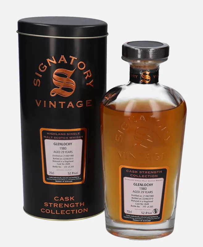 Glenlochy – 1980 29 Year Old Signatory Vintage Scotch Whisky Co. Cask Strength Collection