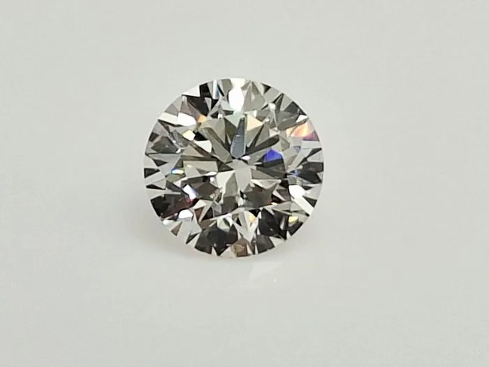 1 pcs Diamond (Natural) - 0.50 ct - Round - F - VVS2 - International Gemological Institute (IGI)