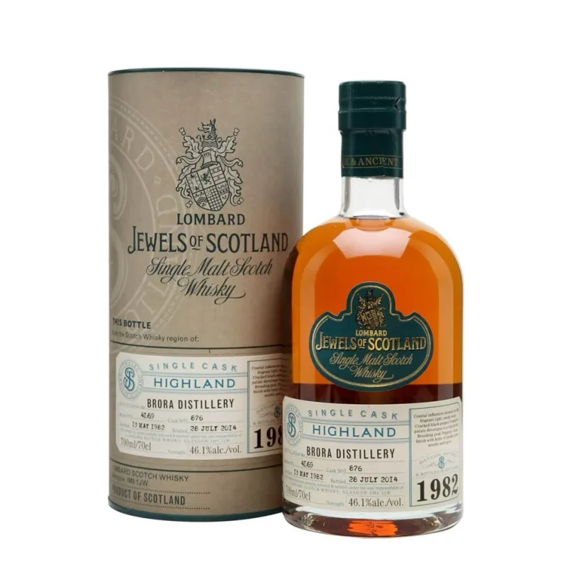 Brora – 32 Year Old 1982 Lombard Jewels of Scotland Single Cask #876