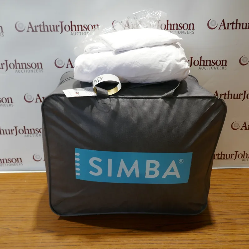 A Simba super king 3-in-1 hybrid duvet and a duvet cover plus two pillow cases - RRP £449