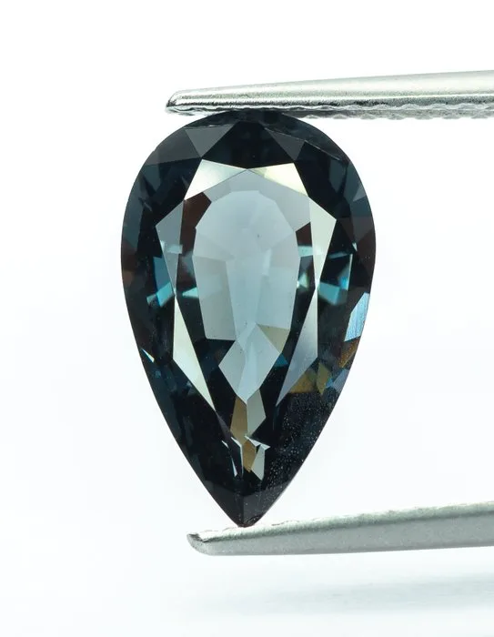 Spinel - 3.26 ct - Antwerp Laboratory for Gemstone Testing (ALGT) - Deep Grayish Blue