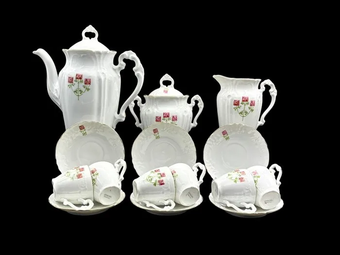 Richard Ginori - Manifattura di Doccia - Coffee service - Antico Servizio da tavola - Porcelain, Gold