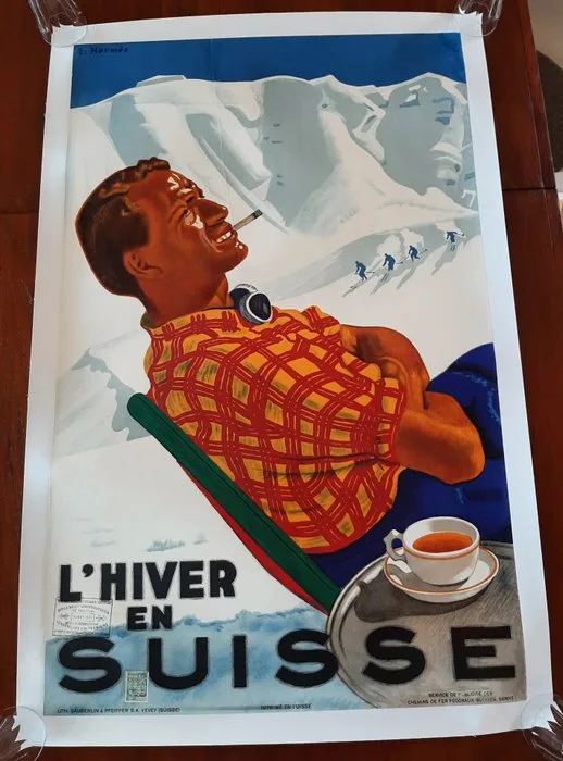 Erich Hermès - Sauberlin & Pfeiffer - L'Hiver en Suisse - 1930s