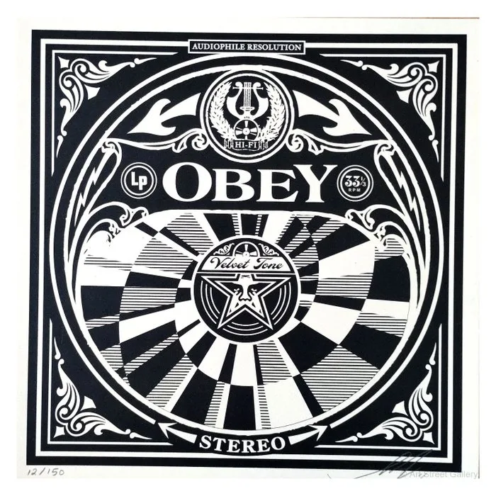 Shepard Fairey (OBEY) (1970) - Velvet Stone (Artist Proof)
