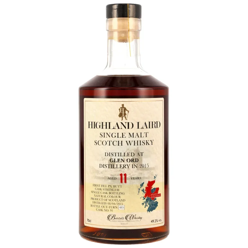 Glen Ord – 2015/2026 11 Year Old 1st Fill PX Butt #91 Highland Laird