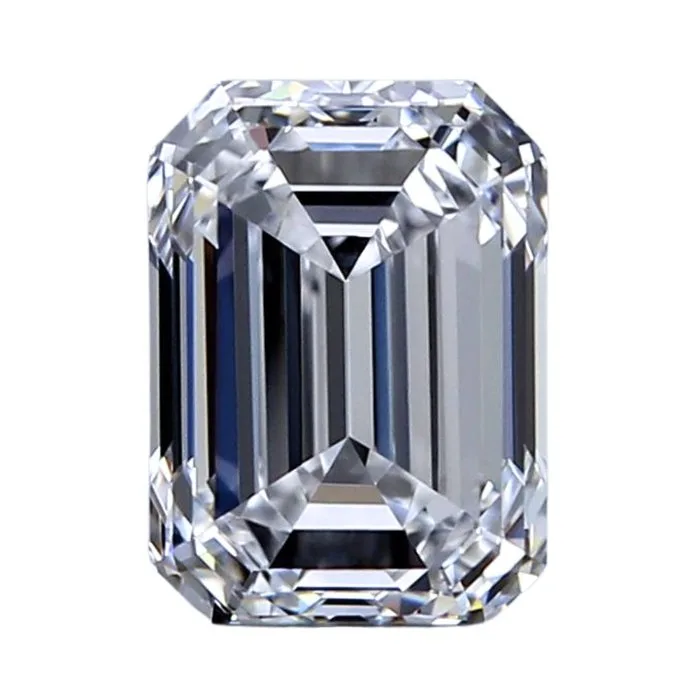 1 pcs Diamond (Natural) - 1.01 ct - Emerald - D (colourless) - IF - Gemological Institute of America (GIA) - GIA Certified Diamond