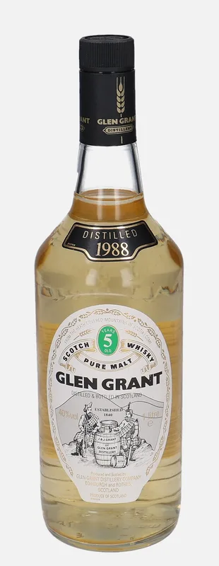 Glen Grant – 1988 5 Year Old (1L, 40%)