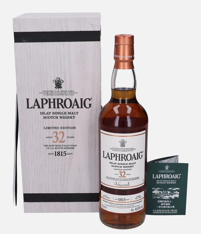 Laphroaig – 32 Year Old (70cl, 46.6%)