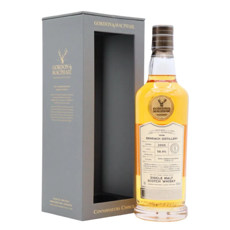 BenRiach – 17 Year Old 2005 Gordon & MacPhail Connoisseurs Choice Single Bourbon Cask #121 (70cl)