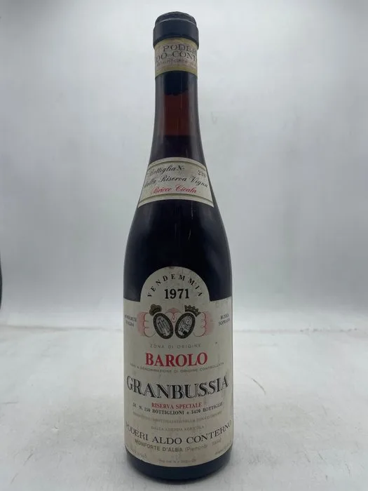 1971 Aldo Conterno, Granbussia - Barolo Riserva - 1 Bottle (0.72L)