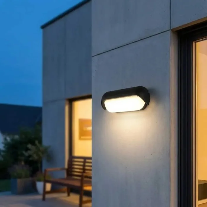 Akzent outdoor wall light - Wall lamp (3) - Akzent - Metal - 3 items