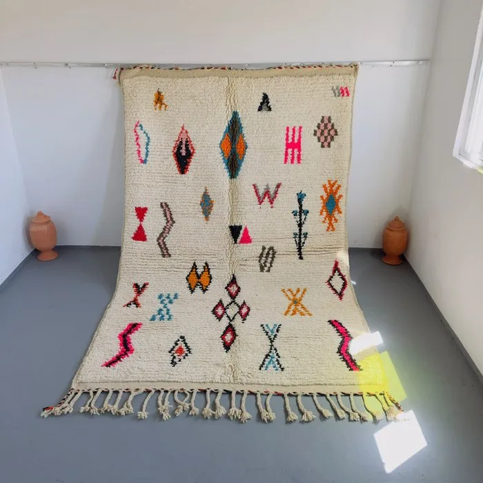 Morocco Berber style - Rug - 250 cm - 150 cm - Handwoven Berber Wool Rug