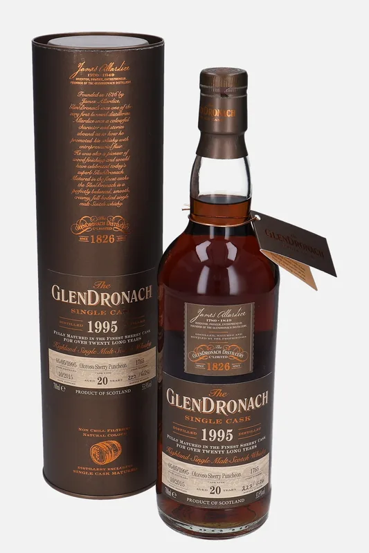 Glendronach – 1995 20 Year Old Single Cask