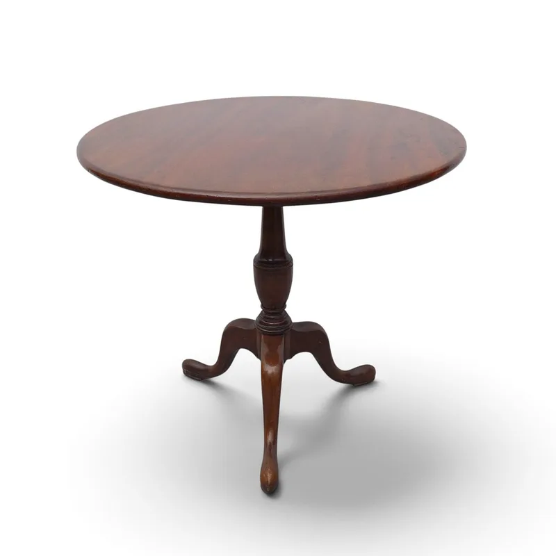 A Low Mahogany Tripod Side Table