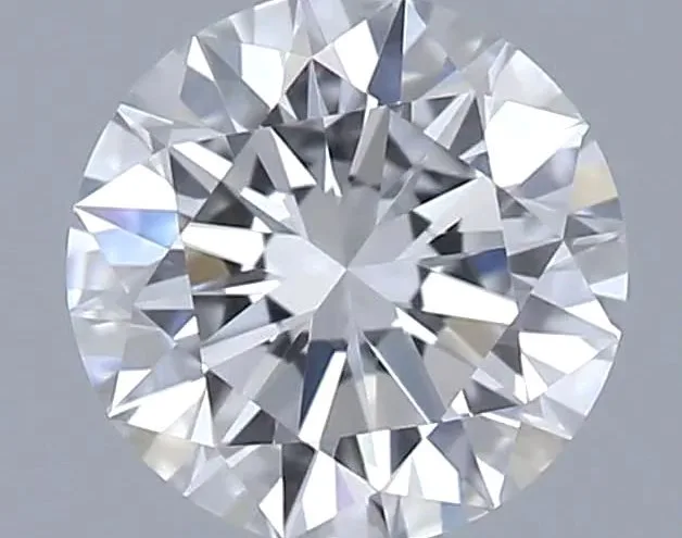 1 pcs Diamond (Natural) - 0.31 ct - Round - D (colourless) - VVS2 - HRD Antwerp - *VG*