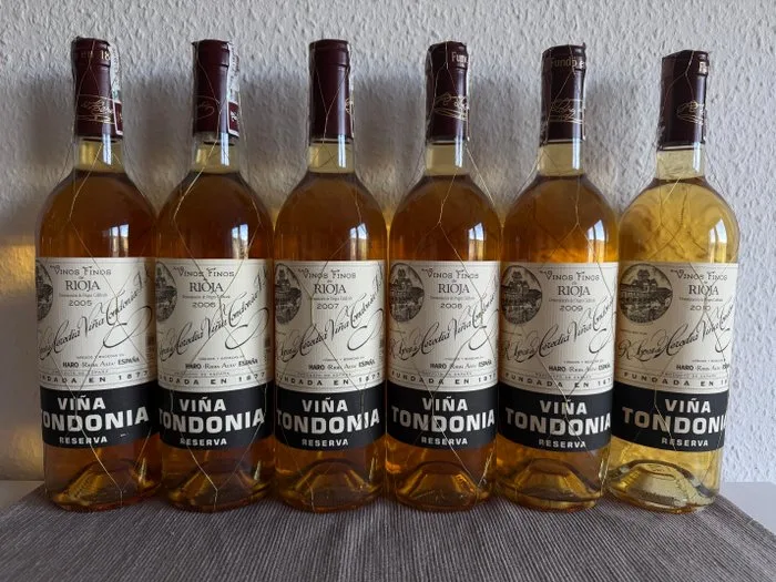 2005, 2006, 2007, 2008, 2009 & 2010 R. López de Heredia, Viña Tondonia Blanco - Rioja Reserva - 6 Bottles (0.75L)