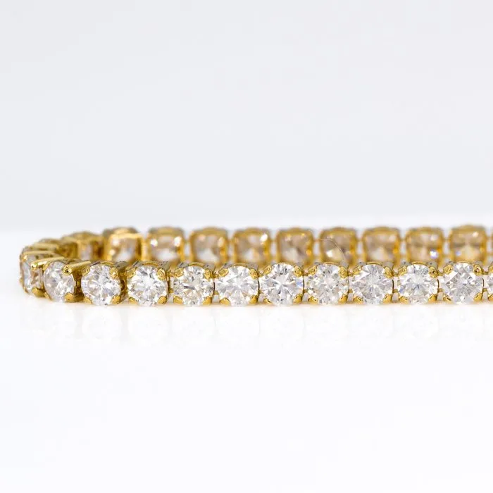 Bracelet - 18 kt. Yellow gold - 4.94ct. tw. Diamond (Natural) - GWLab