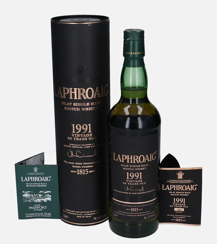 Laphroaig – 1991 23 Year Old (70cl, 52.6%)