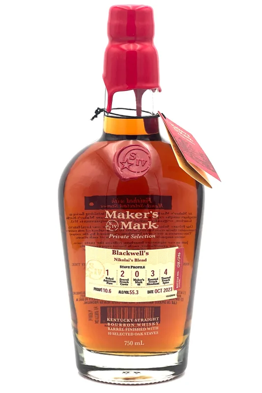 Maker's Mark – 'Nikolai's Blend' Private Selection Bourbon Whisky
