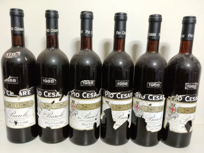 1988 Pio Cesare - Barolo - 6 Bottles (0.75L)