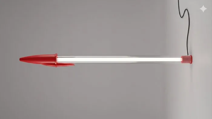 Lamp - UNIQUE Pen LED Lamp – Conceptual Design Light - Plastic - Style Pen Lamp