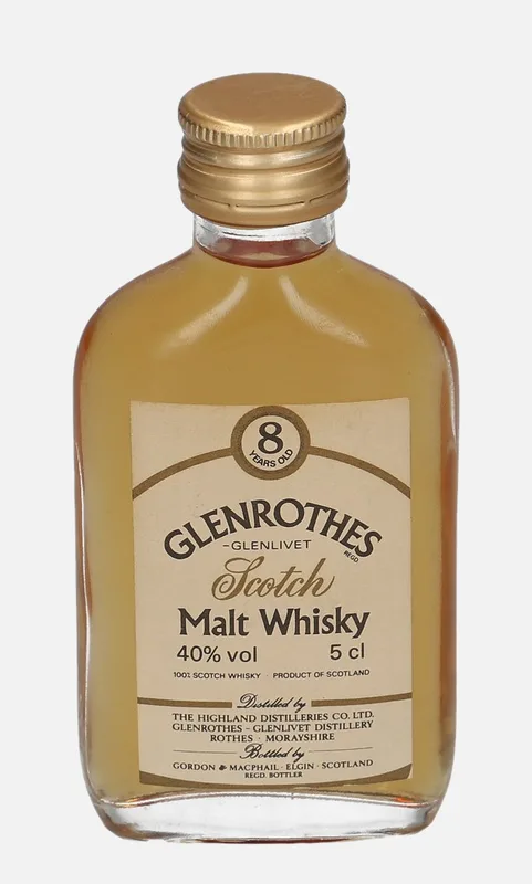 Glenrothes – 8 Year Old Gordon & MacPhail Distillery Labels (5cl, 40%)