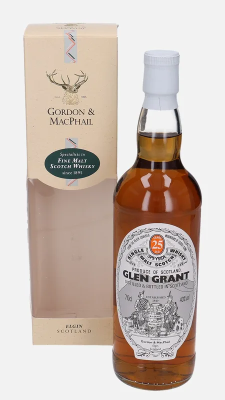 Glen Grant – 25 Year Old Gordon & MacPhail Distillery Labels