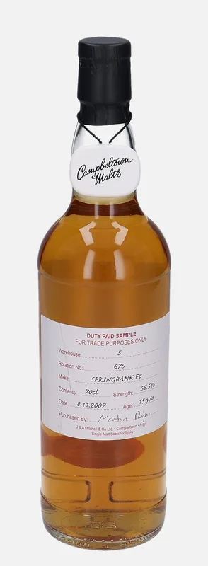 Springbank – 2007 15 Year Old