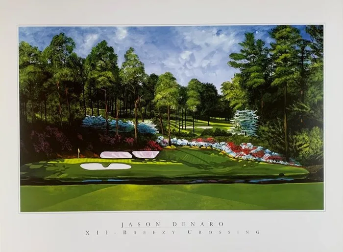 Jason Denaro (after) - XII - Breezy Crossing - Golf Sport - Artprint 60 x 80 cm