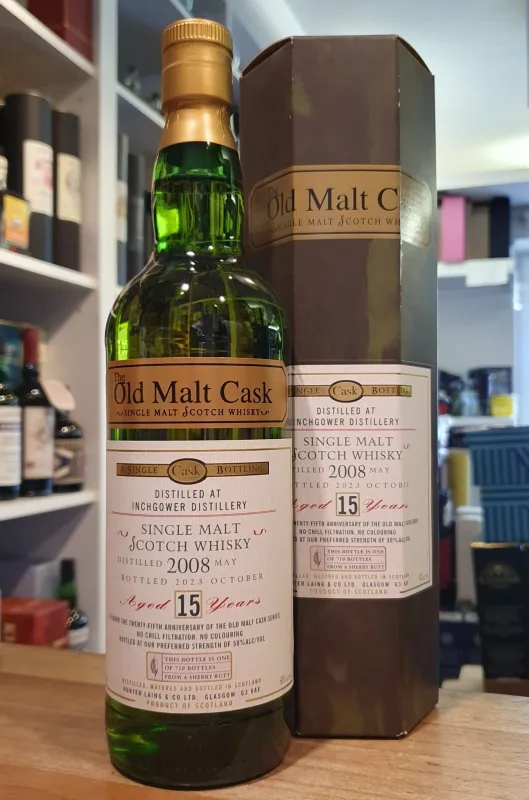 Inchgower – 14 Year Old 2008 Old Malt Cask Sherry Butt, Hunter Laing (70cl, 50%)