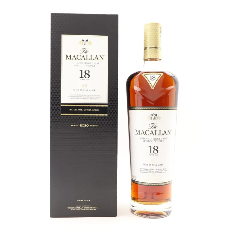 Macallan – 18 Year Old Sherry Oak 2020 Release (70cl, 43%)