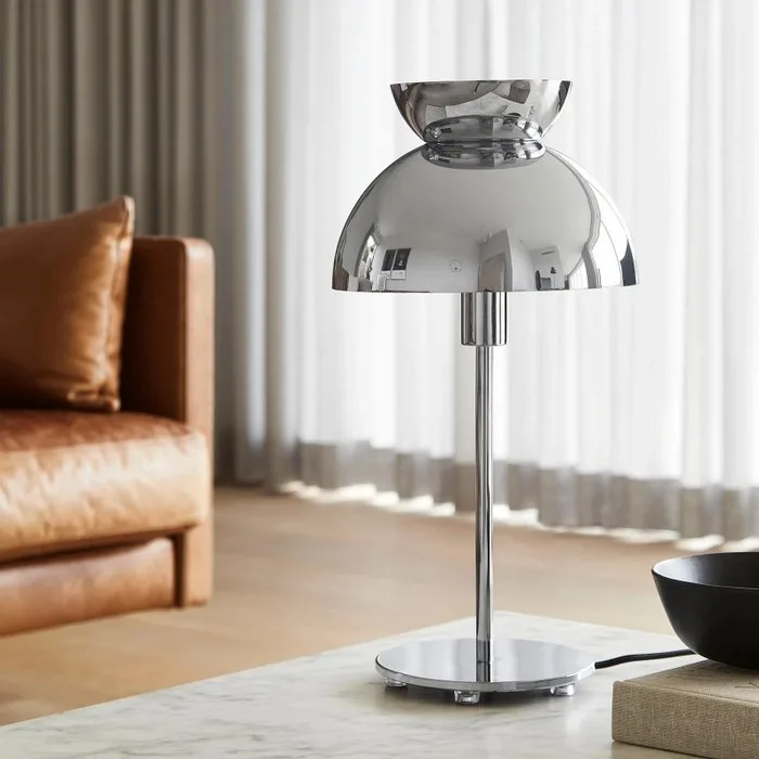 Frandsen - Toni Rie - Table lamp - Butterfly Table Lamp Chrome - Metal