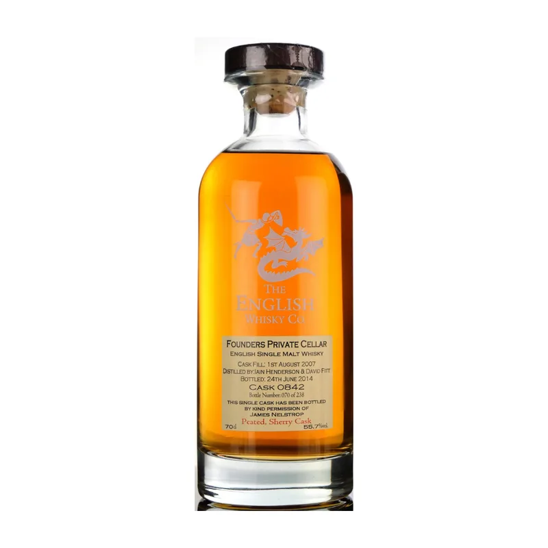 The English Whisky Co. – Founders Private Cellar (Cask 0842) (70cl, 55.3%)
