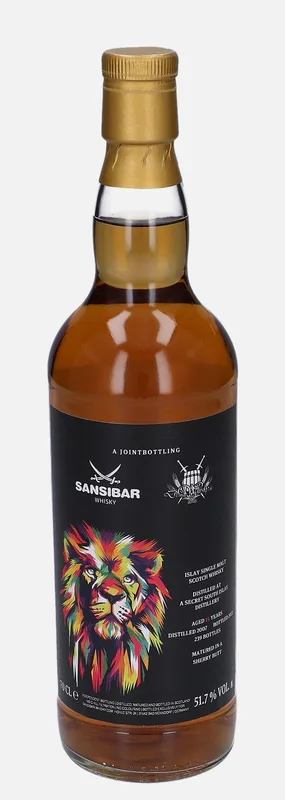 A Secret South Islay Distillery – 2007 15 Year Old Sansibar-Whisky.com (70cl, 51.7%)