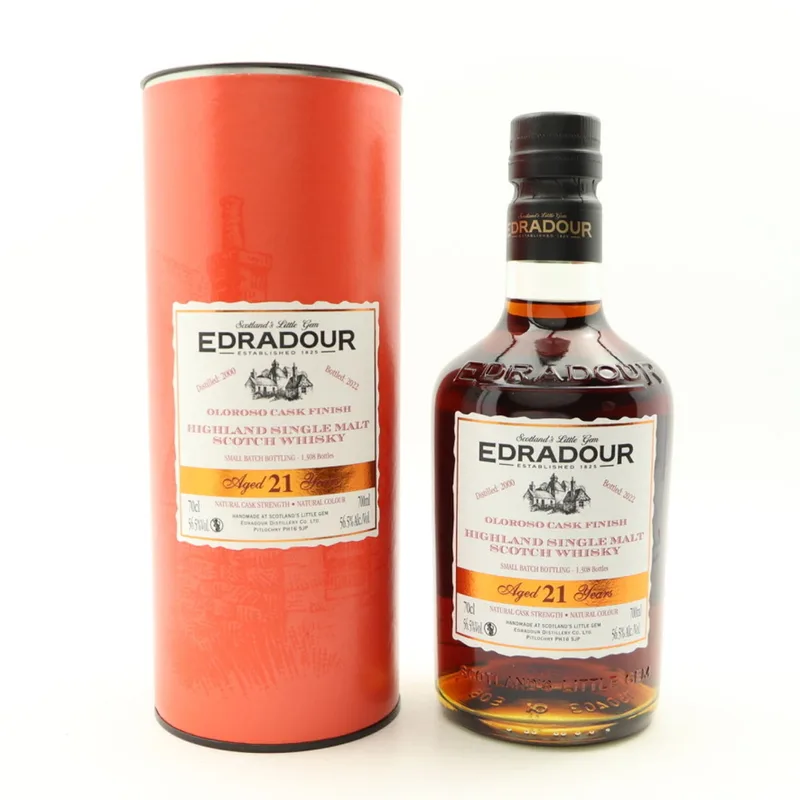 Edradour – 2000 21 Year Old Oloroso Cask Finish (70cl, 56.5%)