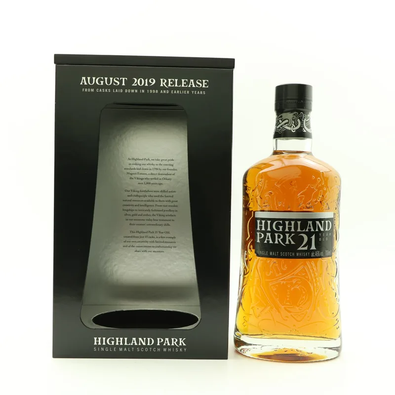 Highland Park – 21 Year Old 2019 Release (70cl, 46%)