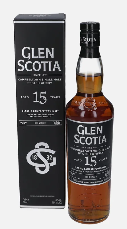 Glen Scotia – 15 Year Old (70cl, 46%)