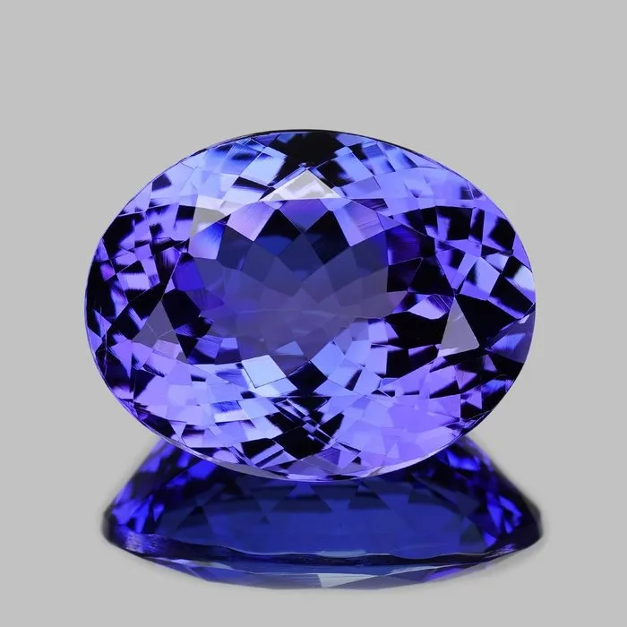 1 pcs Violet, Blue Tanzanite - 11.61 ct - Gemological Institute of America (GIA) - Big Size Tanzanite NoHeat