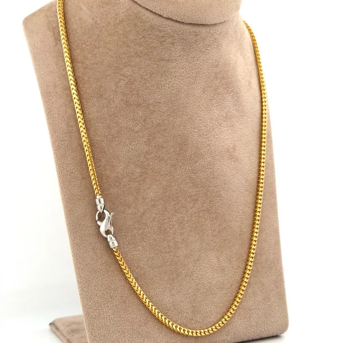 Vieri - Necklace - Franco - 60 cm - 18 kt. White gold, Yellow gold