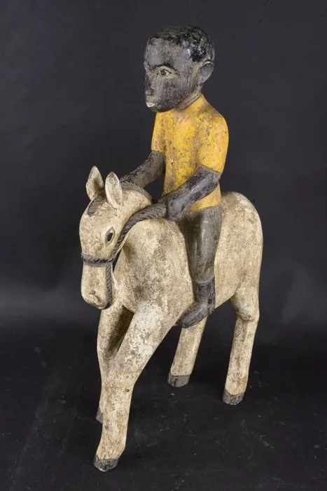 Statue of a horseman - Baule - Côte d'Ivoire
