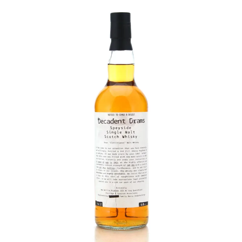 Secret Speyside 12 Year Old 2012/2025 - Glenlitigious - Decadent Drams