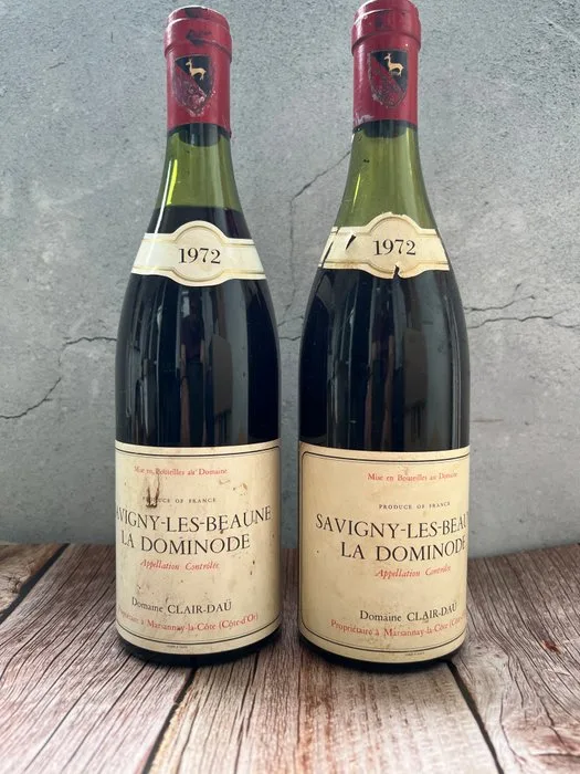 1972 Domaine Clair-Dau "La Dominode" - Savigny lès Beaune 1er Cru - 2 Bottles (0.75L)